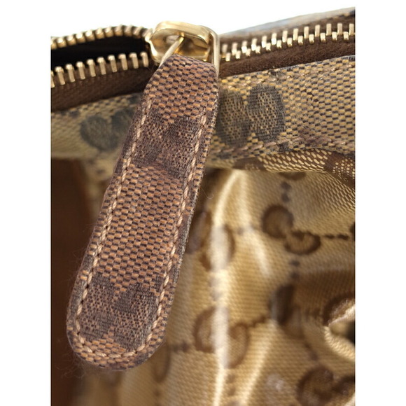 Gucci GG Crystal Horsebit Semi Shoulder Bag - Picture 6 of 9
